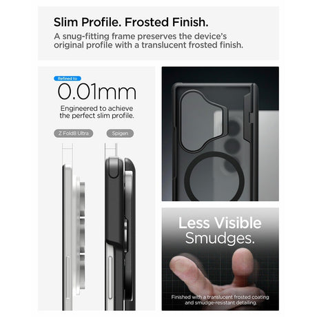 Spigen Samsung Galaxy Z Fold 8 Ultra Deksel Optik Armor Pro MagFit Svart