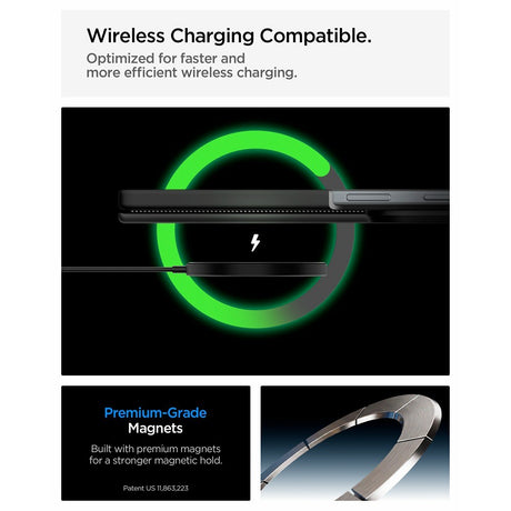 Spigen Samsung Galaxy Z Fold 8 Ultra Deksel Optik Armor Pro MagFit Svart