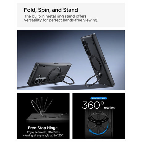 Spigen Samsung Galaxy Z Fold 8 Ultra Deksel Slim Armor Pro S MagFit Svart