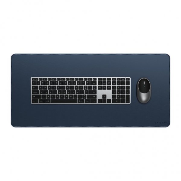 Satechi Vegan-Leather Premium Desk Mat Blå
