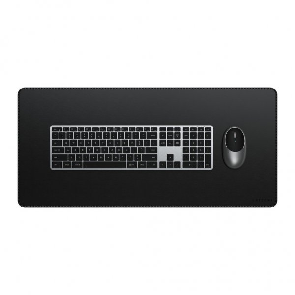 Satechi Vegan-Leather Premium Desk Mat Svart