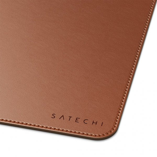 Satechi Vegan-Leather Premium Desk Mat Brun