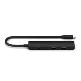 Satechi 4-in-1 USB-C Slim Multiport Adapter 4K Svart