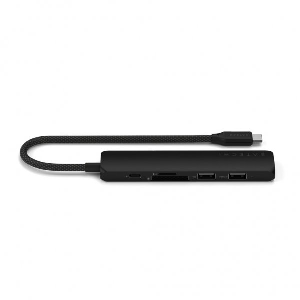 Satechi 6-in-1 USB-C Slim Multiport Adapter Svart