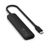 Satechi 6-in-1 USB-C Slim Multiport Adapter Svart
