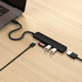 Satechi 6-in-1 USB-C Slim Multiport Adapter Svart