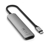 Satechi 6-in-1 USB-C Slim Multiport Adapter Space Gray