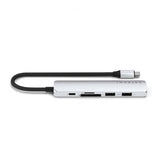 Satechi 6-in-1 USB-C Slim Multiport Adapter Sølv