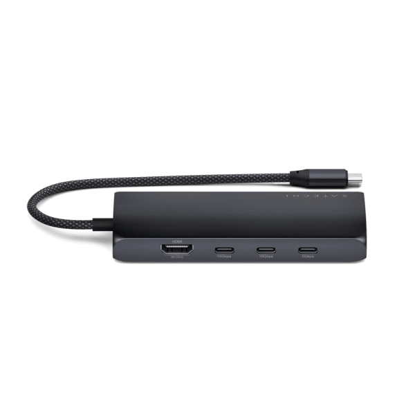 Satechi USB-C Multiport Adapter 8K With Ethernet V3 Midnight