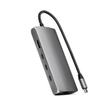 Satechi USB-C Multiport Adapter 8K With Ethernet V3 Space Gray