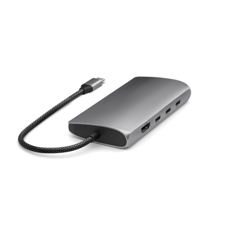 Satechi USB-C Multiport Adapter 8K With Ethernet V3 Space Gray