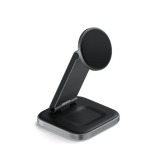 Satechi Trådløs lader 2-in-1 Foldable Qi2 Wireless Charging Stand MagSafe