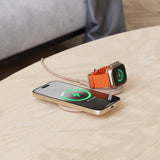 Satechi OntheGo 2-i-1 trådløs lader Desert Rose