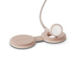 Satechi OntheGo 2-i-1 trådløs lader Desert Rose