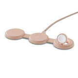 Satechi OntheGo 3-i-1 trådløs lader Desert Rose