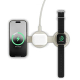 Satechi OntheGo 3-i-1 trådløs lader Sand