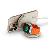 Satechi OntheGo 3-i-1 trådløs lader Sand