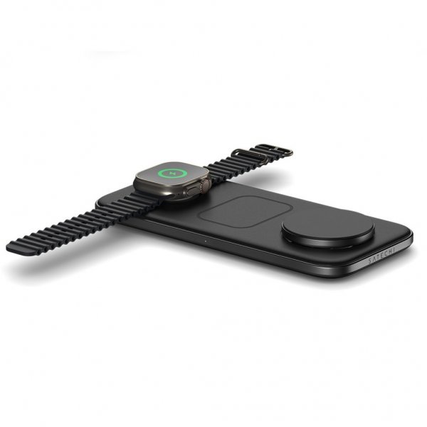 Satechi Trådløs lader Qi2 Trio Wireless Charging Pad MagSafe