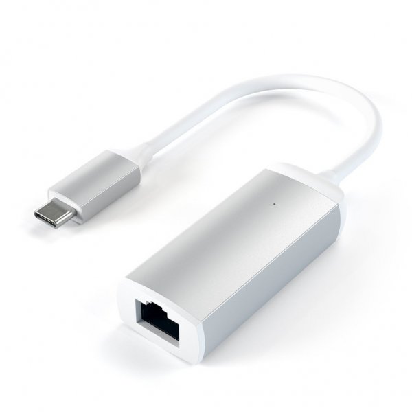 Satechi Type-C Gigabit Ethernet Adapter Sølv