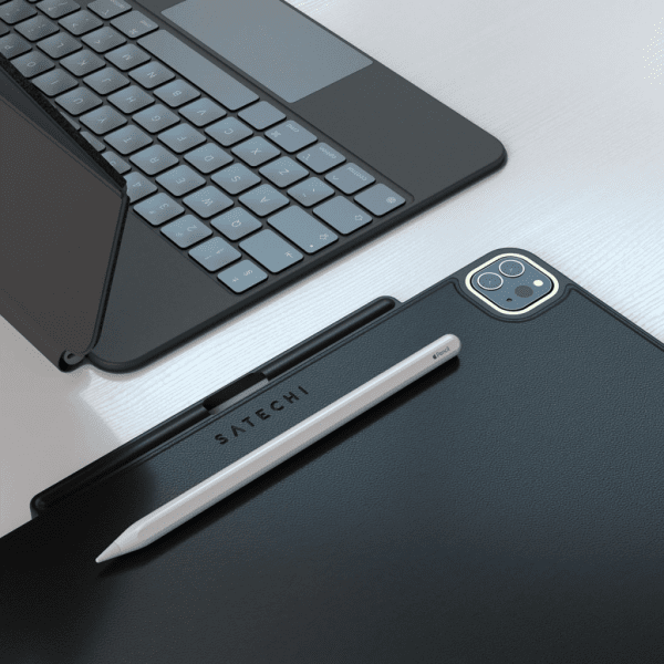 Satechi iPad Pro 12.9 Deksel Vegan-Leather Magnetic Case Svart