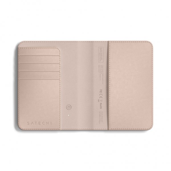 Satechi Vegan-Leather FindAll Passport Cover Desert Rose