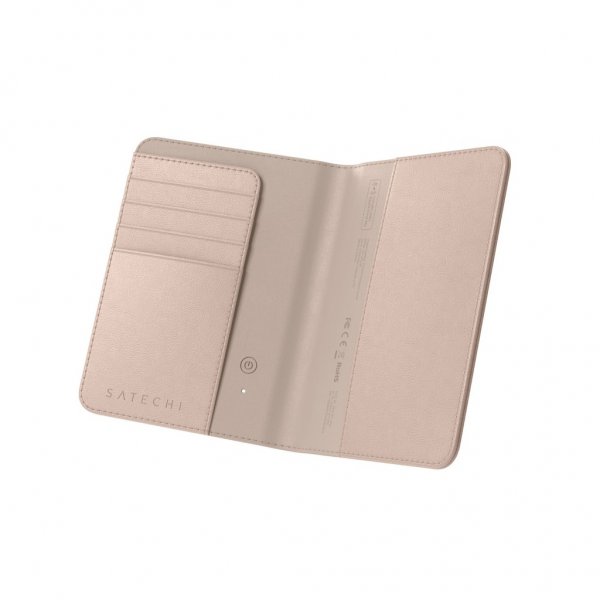 Satechi Vegan-Leather FindAll Passport Cover Desert Rose