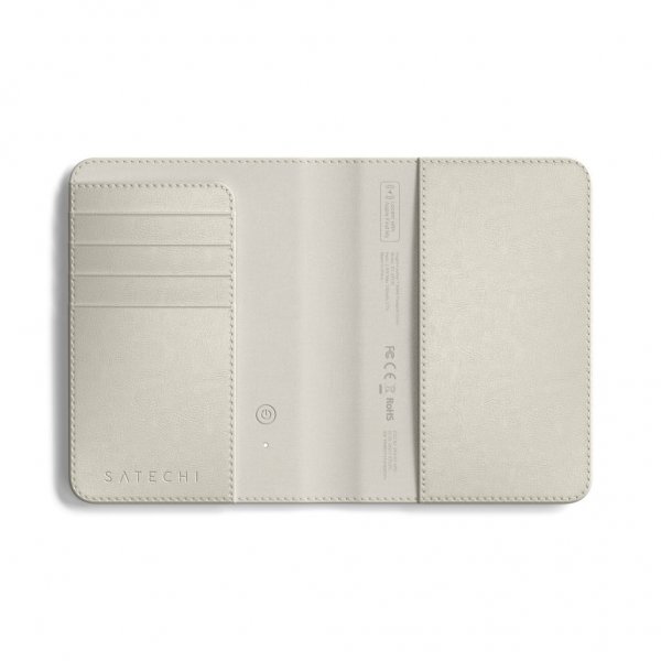 Satechi Vegan-Leather FindAll Passport Cover Sand