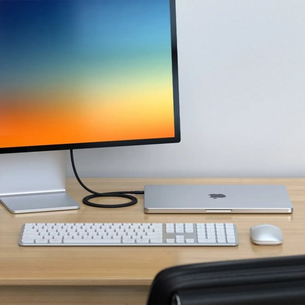 Satechi Thunderbolt 5 Pro-kabel 1 m svart