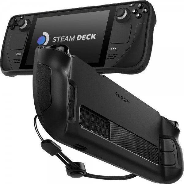 Spigen Steam Deck Deksel Rugged Armor Matte Black