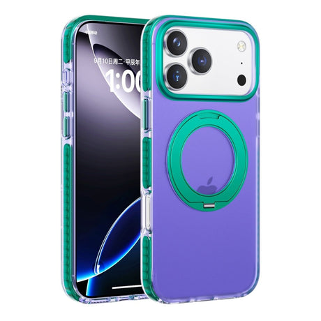 iPhone 17 Pro Max Deksel Roterbart stativ Lilla