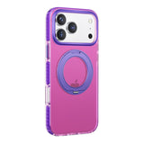 iPhone 17 Pro Max Deksel Roterbart stativ Rosa Lilla