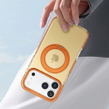 iPhone 17 Pro Deksel Roterbart stativ Oransje