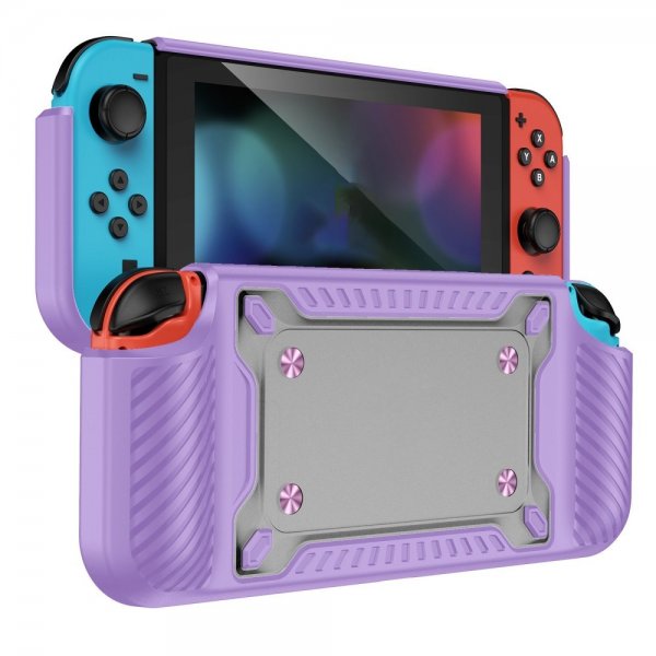 Støtsikkert deksel til Nintendo Switch OLED Lilla