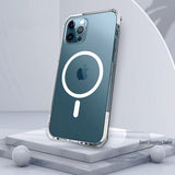 iPhone 11 Pro Deksel TPU MagSafe Støtsikker Transparent