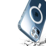 iPhone 11 Pro Deksel TPU MagSafe Støtsikker Transparent