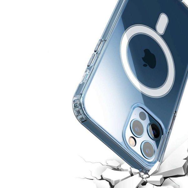 iPhone 11 Deksel TPU MagSafe Transparent