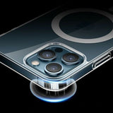 iPhone 13 Pro Max Deksel TPU MagSafe Støtsikker Transparent