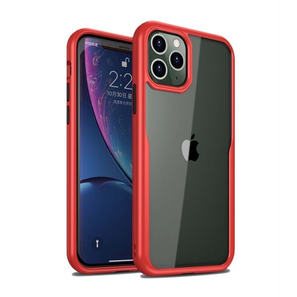 iPhone 11 Pro Max Deksel Støtsikker Rød