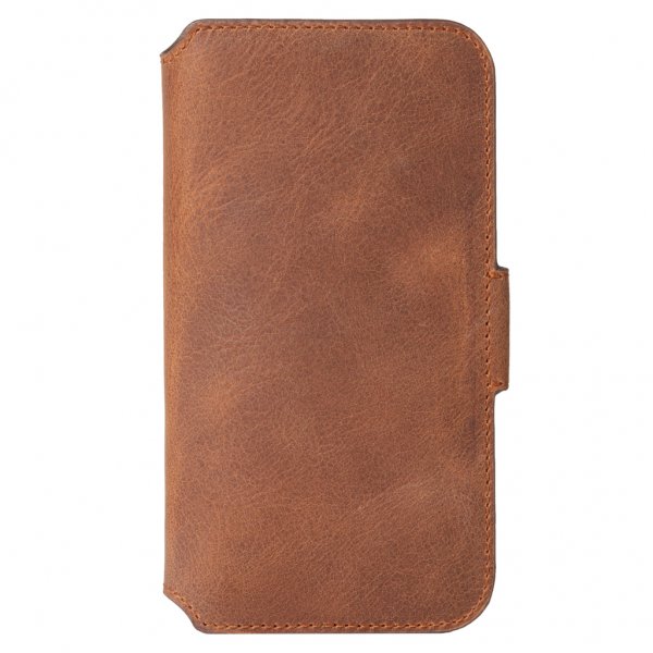 Krusell iPhone 12 Mini Etui Sunne PhoneWallet Vintage Cognac