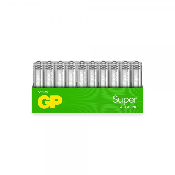 GP Super Alkaline AAA Battery 24A/LR03 40-pack