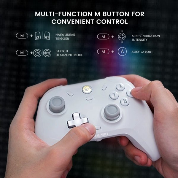 GameSir T4 Cyclone Wireless Game Control Multiplatform Hvit