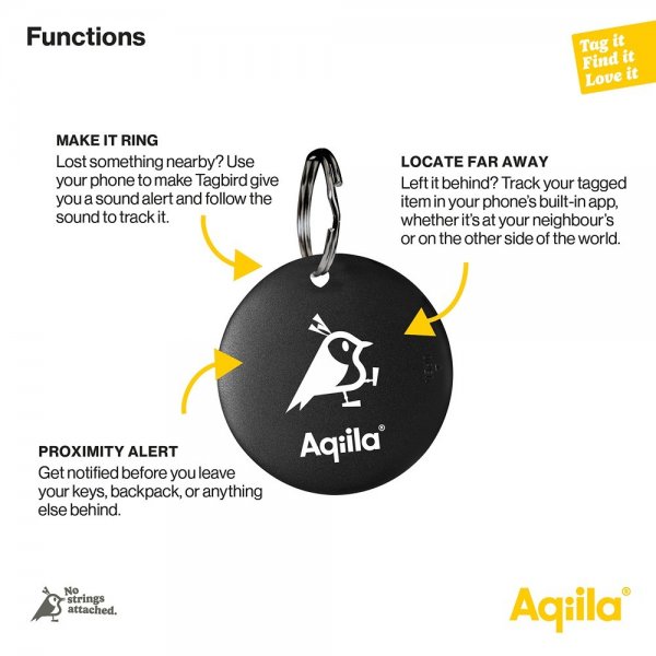 Aqiila Tracker Tagbird Key Ring