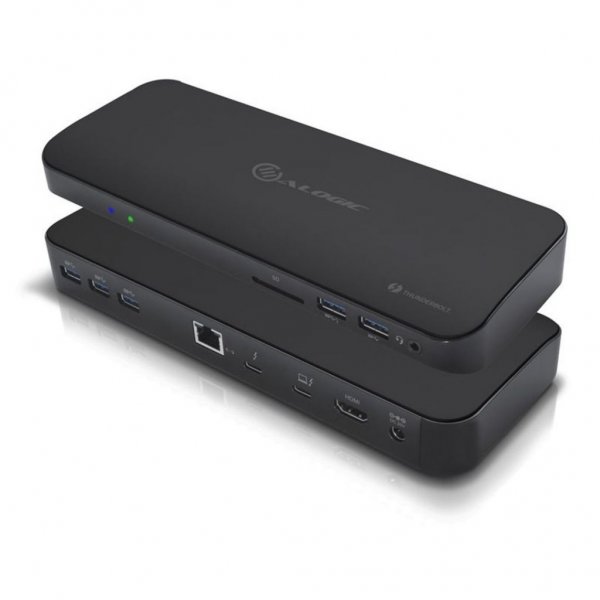 ALOGIC Dokkingstasjon ThunderBolt 3 Dual Display med 4K og strømforsyning