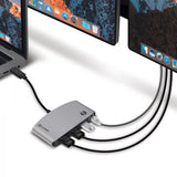 ALOGIC ThunderBolt 3 Dobbel DisplayPort Bærbar Dockingstasjon 4K