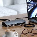 Satechi Thunderbolt 4 Dokk Romgrå