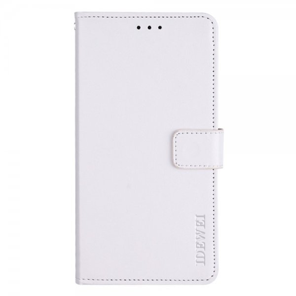 TCL 30E/30 SE/305/306 Etui Skinntekstur Hvit