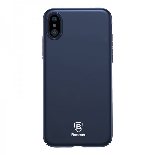 Baseus iPhone X/Xs Deksel Thin Case Blå