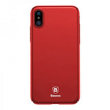 Baseus iPhone X/Xs Deksel Thin Case Rød