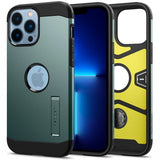 Spigen iPhone 13 Pro Deksel Tough Armor Midnight Green