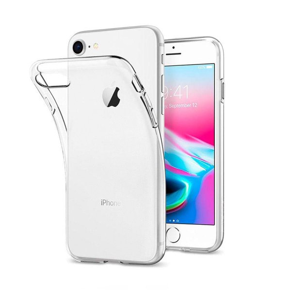 iPhone 7/iPhone 8/iPhone SE 2020/iPhone SE 2022 Deksel Støtsikker TPU Transparent